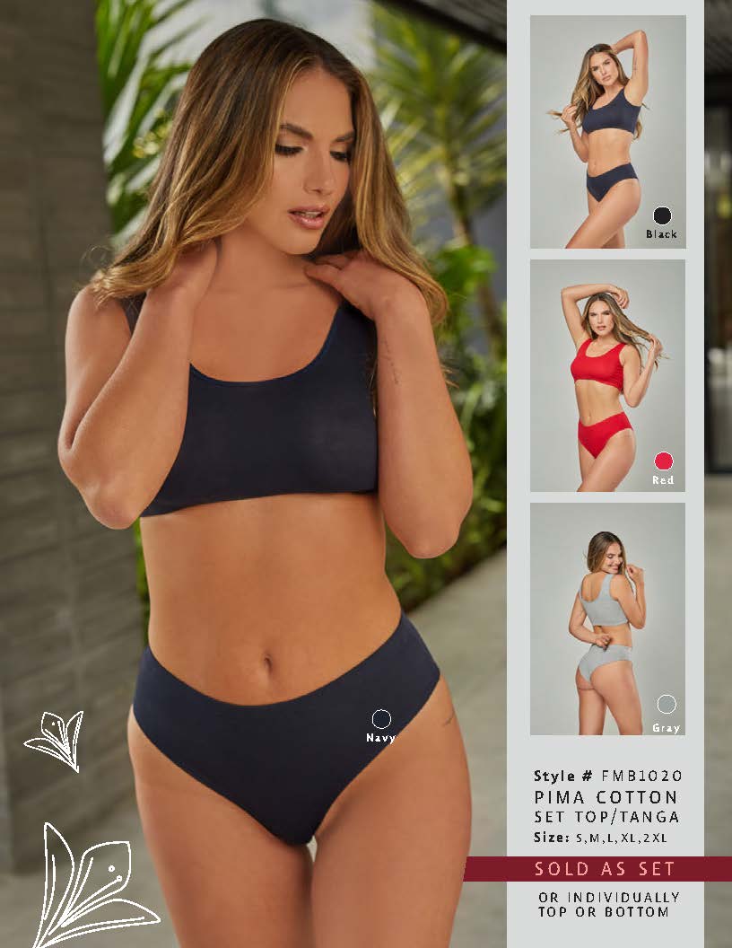 Set-Top & Tanga Para Mujer